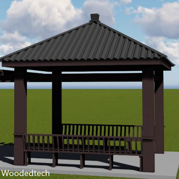Innovative Shade Structure Timber Plastic Composite Designs