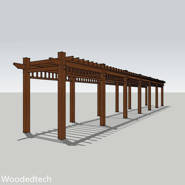 How does Bower plastic wood create elegant outdoor garden environments