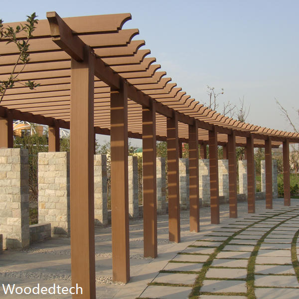 What is the composite polymer wood pergola installation cost for residential projects