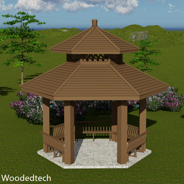 How to install wood plastic composite trellis for garden applications