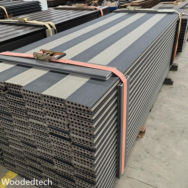 What are the wood polymer composite loggia flooring options for gardens
